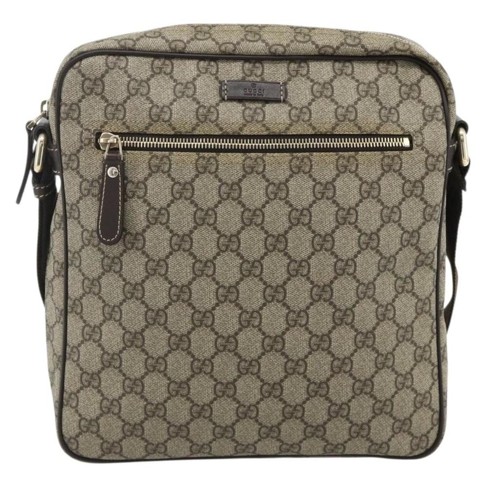 Gucci GG Supreme Shoulder Bag Beige
